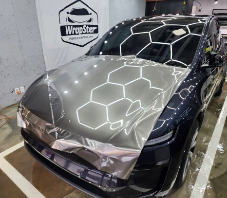 랩스터 테슬라 모델 Y 주니퍼 메탈릭 리퀴드 실버 전체랩핑 / 고양 신원동