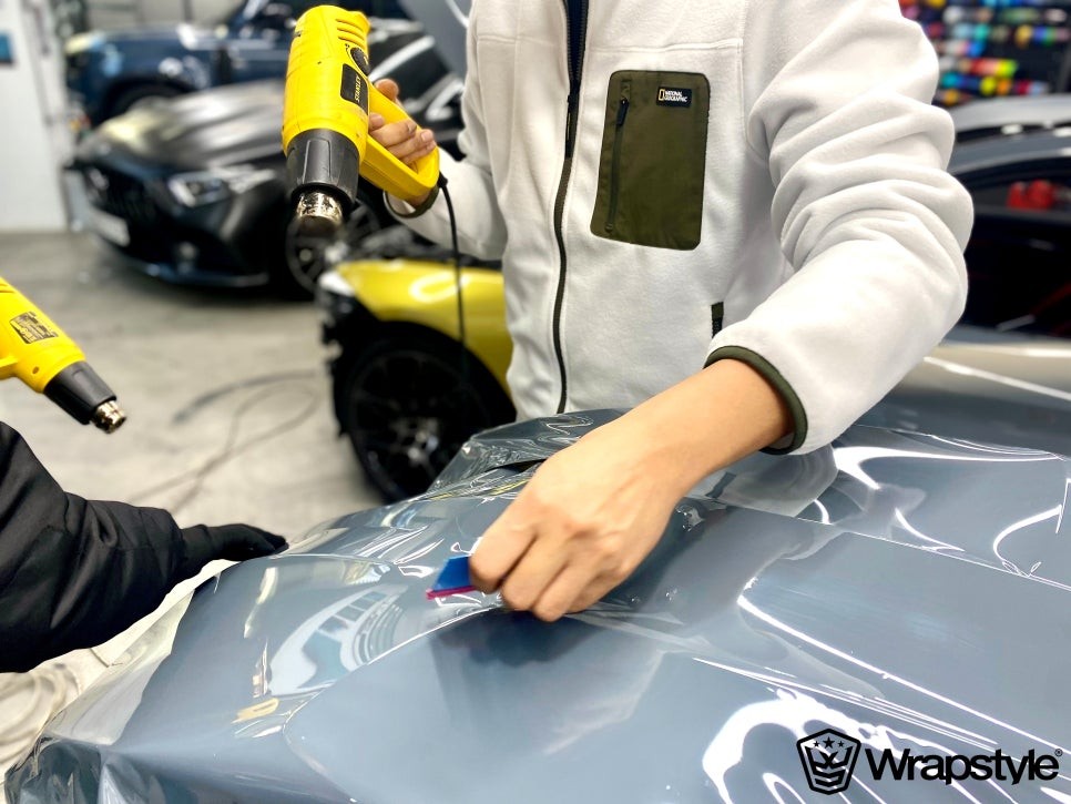 BMW M4 나르도 그레이 전체랩핑, 골드에서 그레이로!!