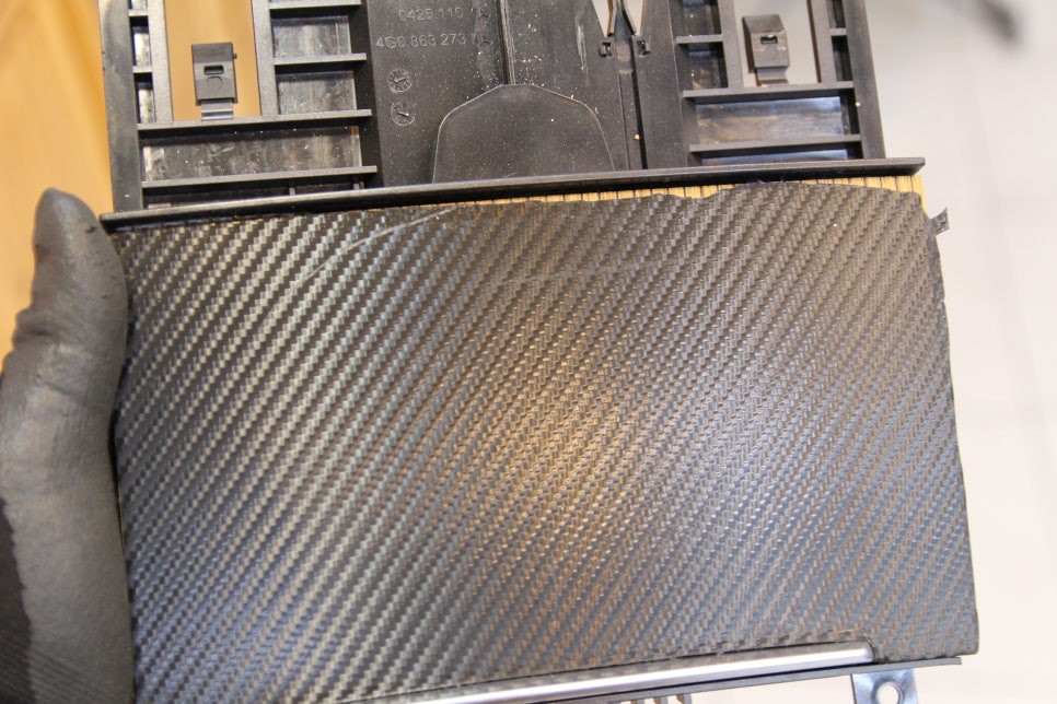 아우디 RS7 A7 실내 랩핑 재시공으로 깔끔하게!