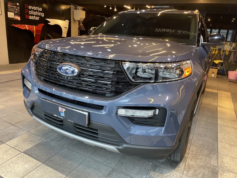 부산 포드 익스플로러 매립형 엠비언트로 차량 내부 분위기 확 바꾸기! / 부산 동래, 양산