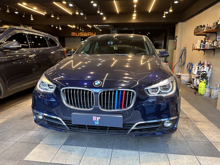 부산 BMW 5GT 비노출 엠비언트 엔진본냇방음작업 M핸들교체로 차량 업그레이드 하기! / 부산 동래, 양산