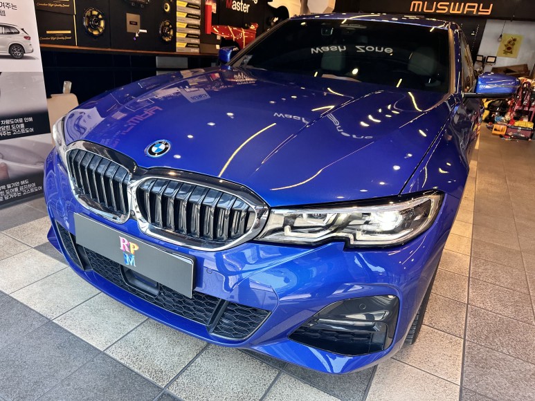 부산 BMW G20 320E 크리스탈 기어봉 아이드라이브(조그셔틀) 스타트버튼 볼륨버튼 4종 세트 시공이벤트! 순정 모니터 교체 후기! :) / 부산 동래, 양산