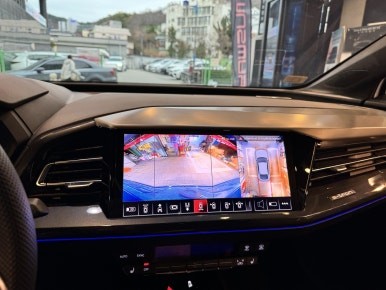 부산 아우디 Q4 이트론 E TRON 순정형 어라운드뷰 서라운드뷰 시공후기! / 부산 동래, 양산