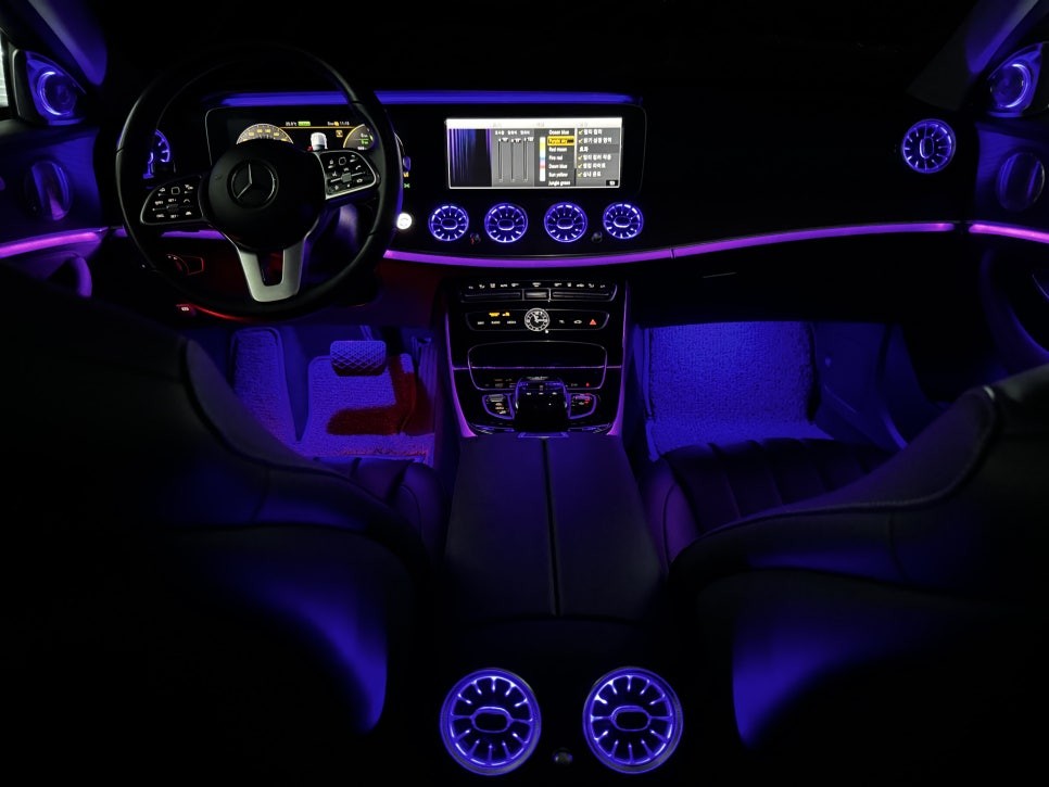 벤츠송풍구엠비언트 4d전동부메스터 W213 E300 순정같이 시공 / 부산 동래, 양산