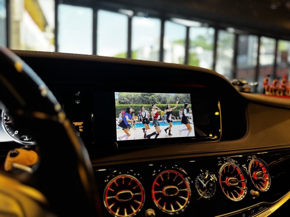 부산벤츠W222 안드로이드올인원 4D전동부메스터트위터 송풍구엠비언트 1,2열 / 부산 동래, 양산