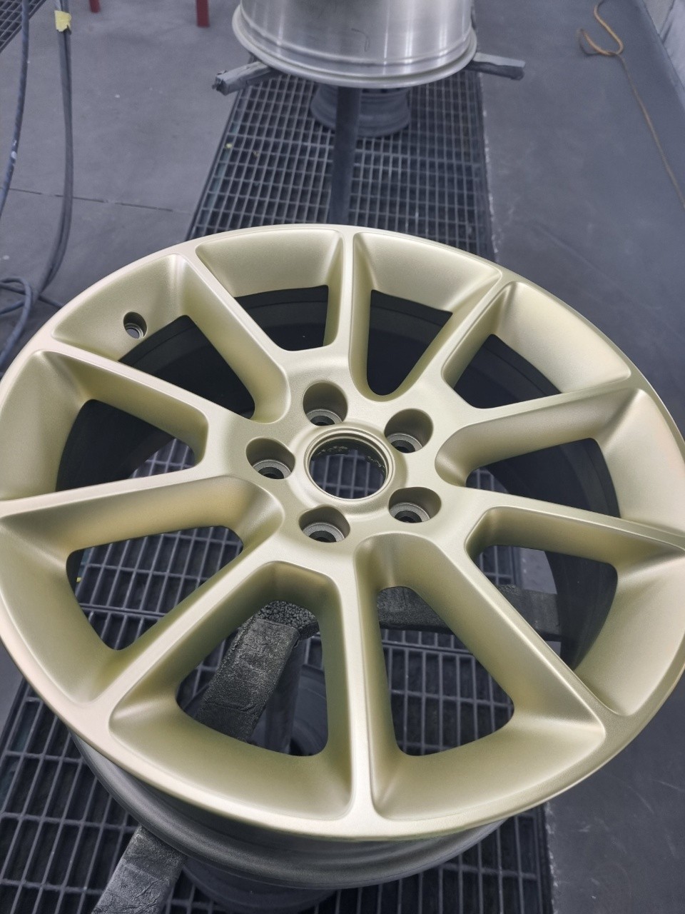 [파주휠복원] 포드 머스탱 그린 골드 휠복원 / 파주,일산,포천