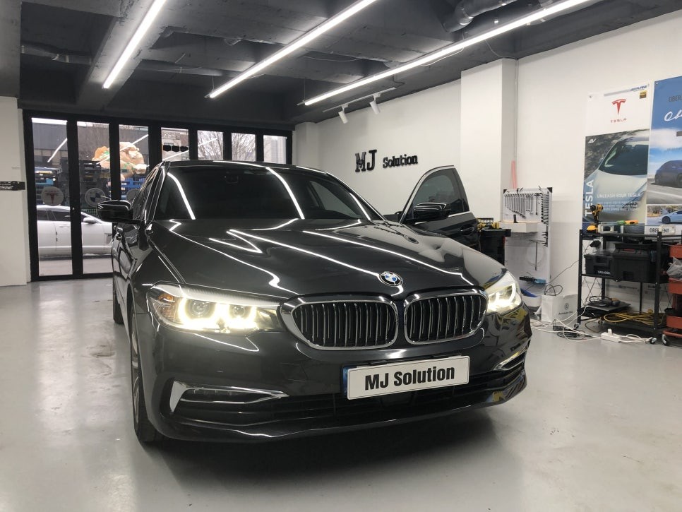 2019 BMW G30 BMW5시리즈 무선 카플레이 풀스크린.대전 엠제이솔루션