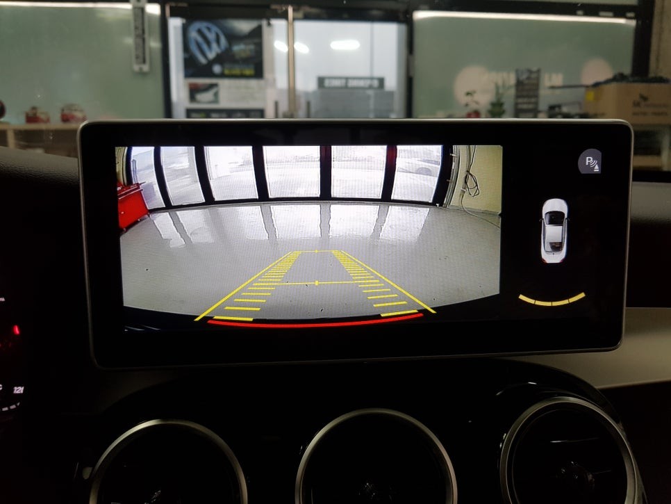 벤츠 C200안드로이드 네비게이션 장착 / 대전,세종,청주