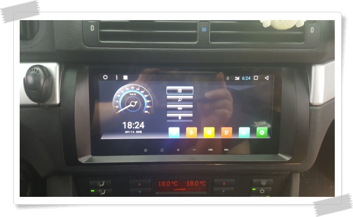 BMW E39 530I 안드로이드올인원 8.8인치 장착. / 대전,세종,청주