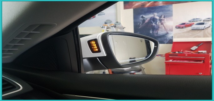 폭스바겐 파사트CC 사이드어시스트 BSM,BSD, 엠비언트라이트 시공 / 대전,세종,청주