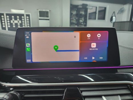 2019 BMW G30 BMW5시리즈 무선 카플레이 풀스크린.대전 엠제이솔루션