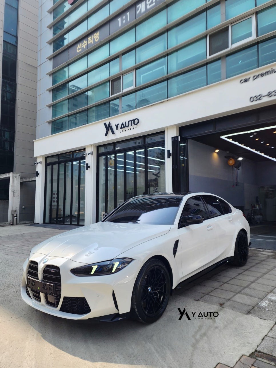 BMW M3 신차패키지 시공 인천송도 와이오토에서 해결!