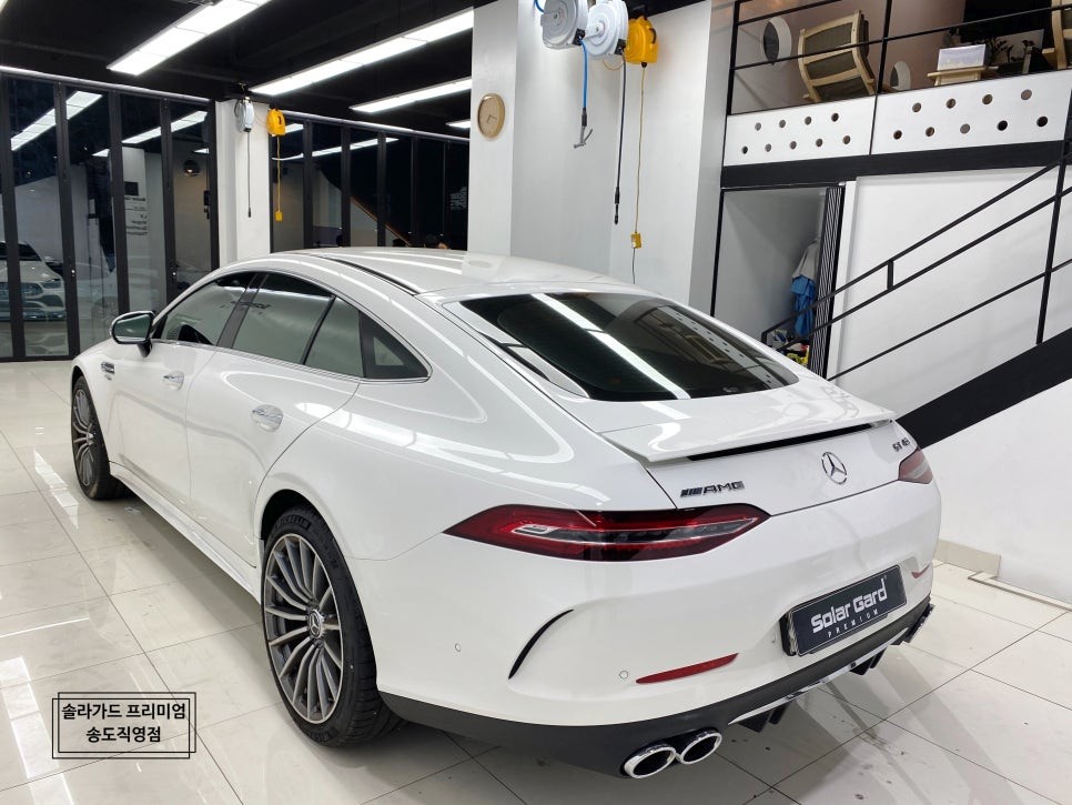 인천 / 인천 랩핑 추천 벤츠 AMG GT43 반무광 사틴 다크 그레이로 시선강탈 카리스마!! / 인천 연수구 송도동 / 중구.남동.연수