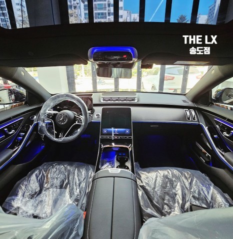 벤츠 S580 액티브 엠비언트 + 부메스터 트위터 시공 인천송도 THE LX 송도점