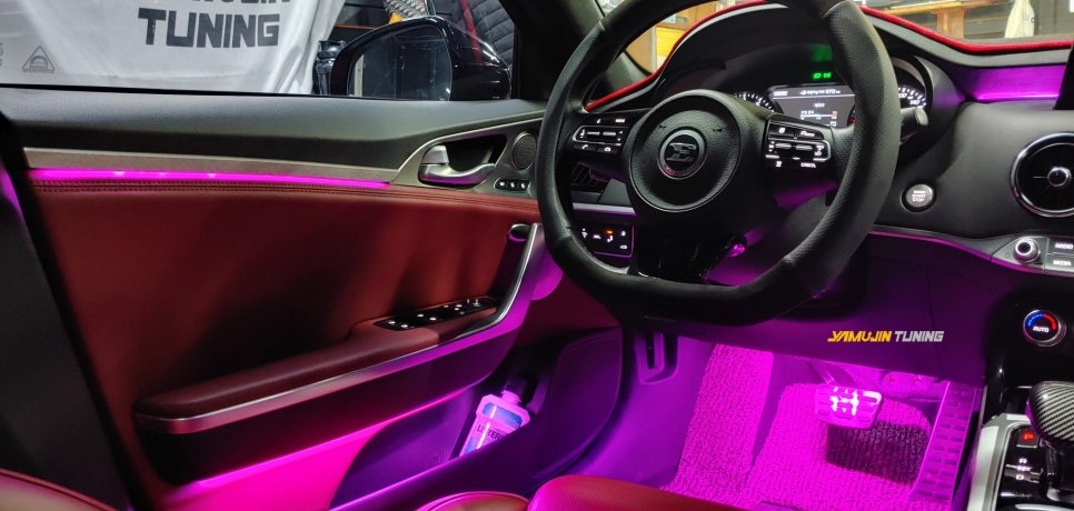 스팅어에 수제 몰딩 엠비언트와 무빙 모션 글로우모션을 담다. / 포천, 양주, 의정부, 동두천