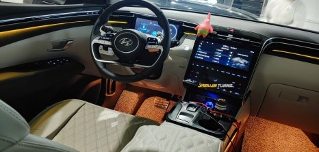 투싼 NX4의 멋진 엣지와 볼륨감에 어울리는 감성 실내 무드등, 투싼 NX4 엠비언트 / 포천, 양주, 의정부, 동두천