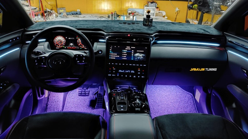 투싼 NX4 엠비언트 간접 아크릴 엠비언트가 있어 엠비언트의 퀄리티는 놀랍다. / 포천, 양주, 의정부, 동두천