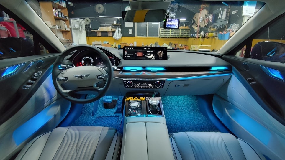 제네시스의 핵심 2021 G80 엠비언트 무드등 그리고 확장시공의 놀라운 업그레이드 / 포천, 양주, 의정부, 동두천