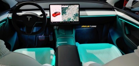 야무진튜닝? 엠비언트 잘 하는 그 튜닝샵!? 테슬라 모델Y 엠비언트 역시 잘 하네! / 포천, 양주, 의정부, 동두천