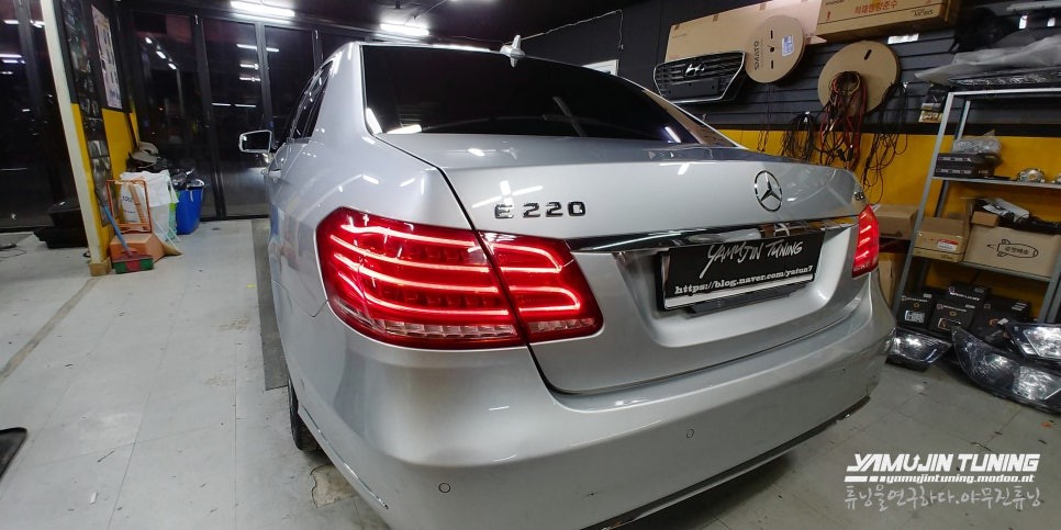 벤츠 E 클래스 테일램프(후미등) LED 미등라인 점등 불량.완벽하게 수리하자(야무진튜닝) / 포천, 양주, 의정부, 동두천