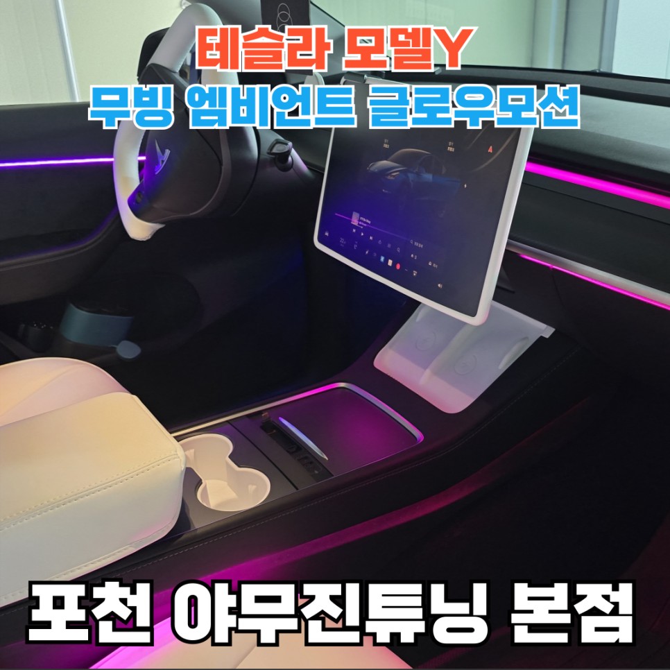 테슬라 모델Y 실내 분위기 지금 그대로 만족스러우신가요? / 포천, 양주, 의정부, 동두천