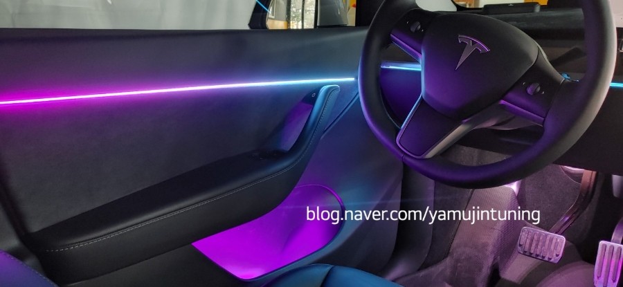 테슬라 모델Y 무빙 엠비언트? 글로우모션 이게 된다고? / 포천, 양주, 의정부, 동두천