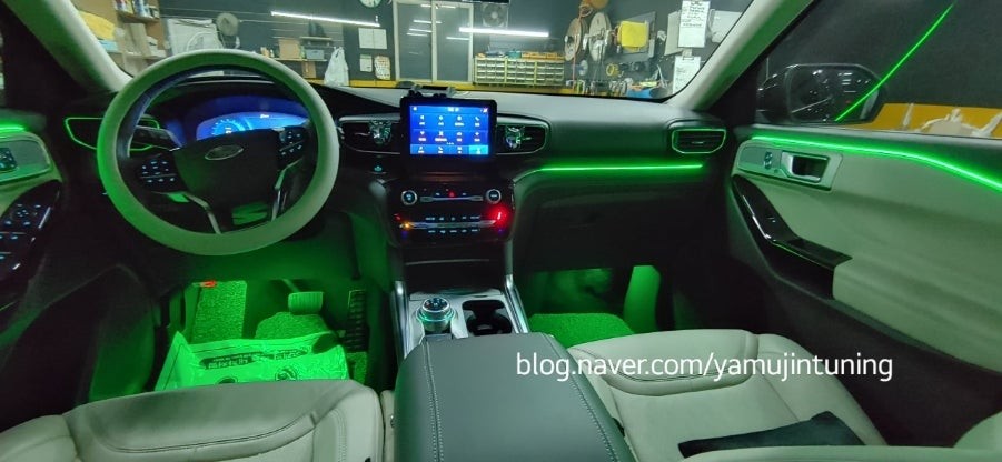 2021 포드 익스플로러 실내 간접 엠비언트 무드등 튜닝 / 포천, 양주, 의정부, 동두천