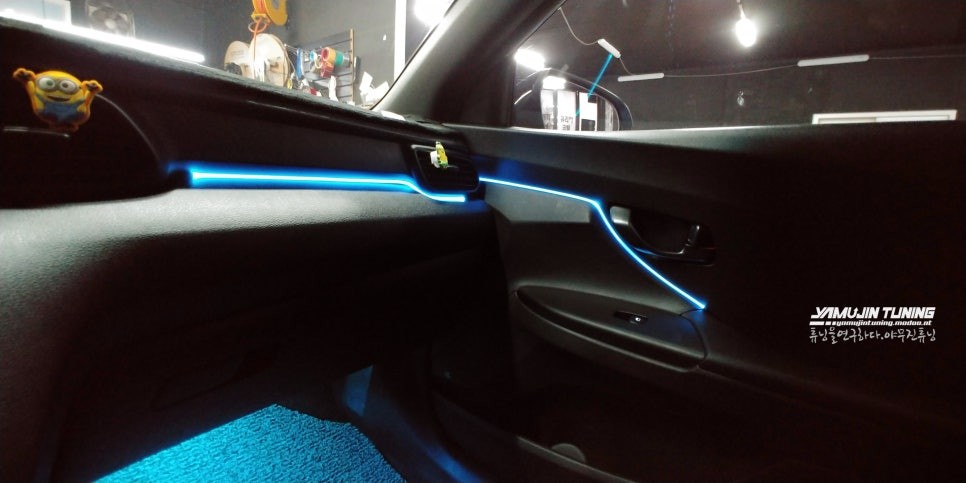 2020 벨로스터JS N 튜닝. RGB 풀 컬러 엠비언트 무드등 라이트 3세대 / 포천, 양주, 의정부, 동두천
