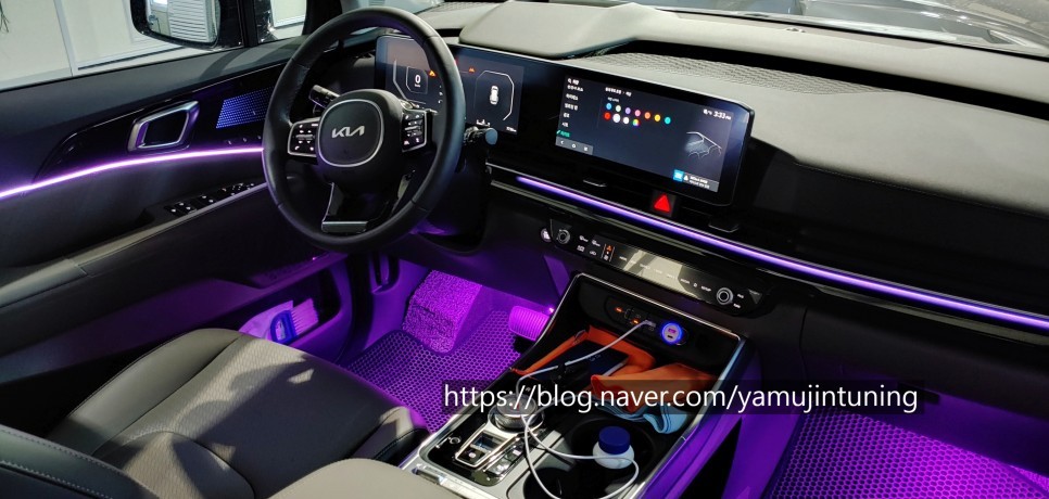 신형 카니발 KA4 틈새매립 엠비언트 이렇게 와이드하게 라인이 잘 나온다고? / 포천, 양주, 의정부, 동두천