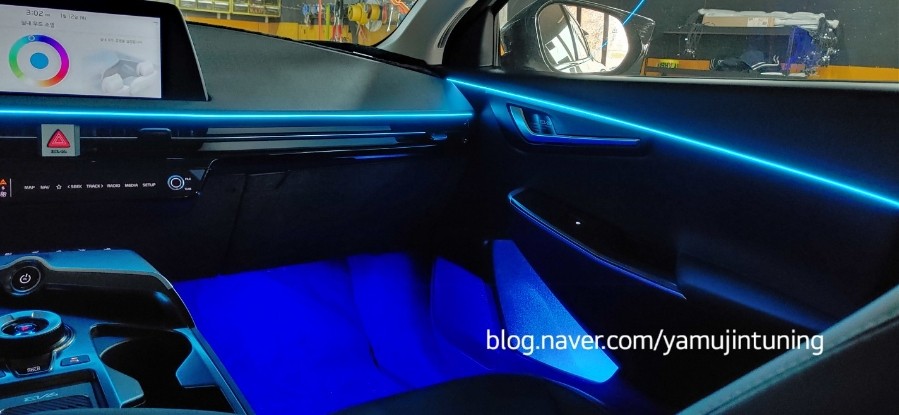 기아 전기차 EV6 실내 간접 엠비언트 무드등 튜닝 / 포천, 양주, 의정부, 동두천