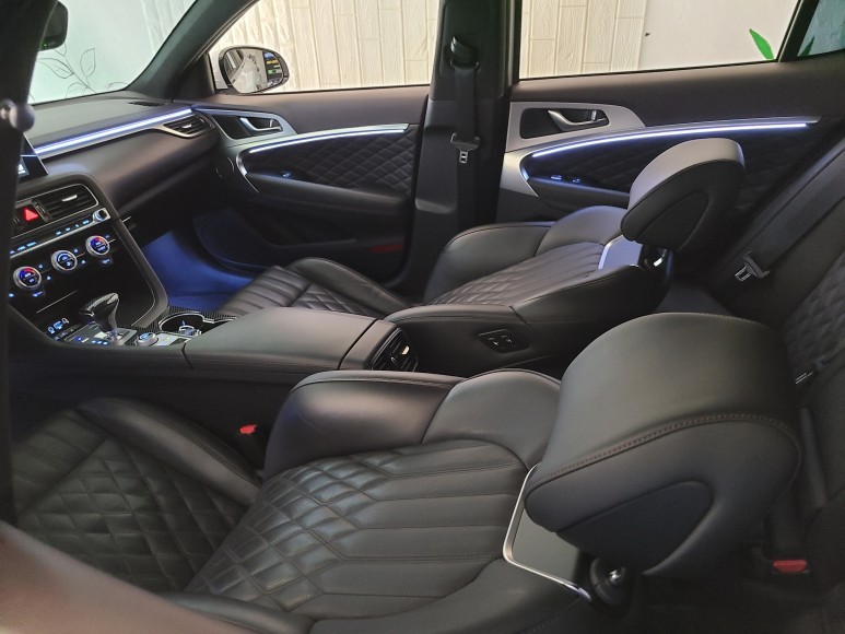 제네시스 G70 비노출 DMX 무빙엠비언트 / 대전,천안,청주,세종