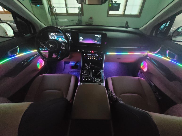 대전 카니발KA4 엠비언트 시공전문 쭈니커스텀 / 대전 서구 도마동