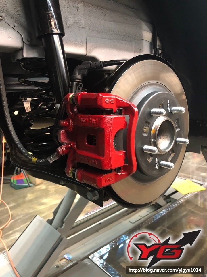양산캘리퍼도색 i30N-line순정캘리퍼듀플리레드도색 YG디테일링멀티샵 / 경남 양산, 김해, 부산