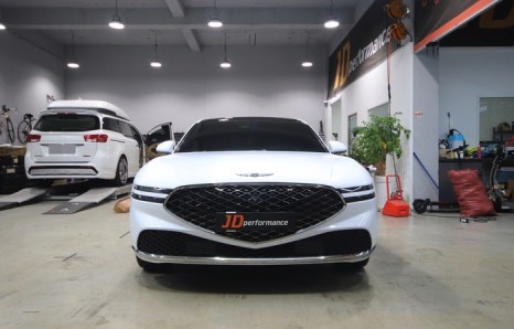 대구 랩핑 G90 RS4 고광택 화이트로 색상 변경했어요. / 대구 구미