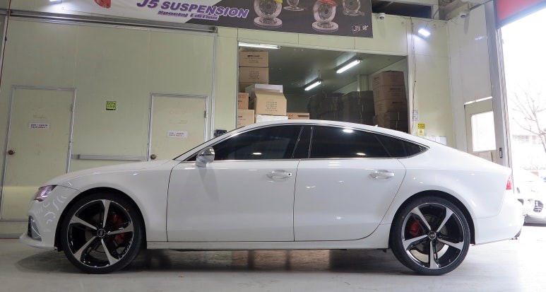 [아우디 휠튜닝] 아우디 RS7 정품휠, 중고휠 + 금호 PS91 21인치 타이어 장착작업!! / 인천 서구 석남동