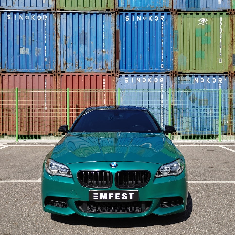경기남부 / [엠페스트] 인천랩핑/청라랩핑 BMW F10 520D 전체랩핑! 헐크가 떠오르는 에이버리 다크그린펄로 시공했어요! / 용인시 처인구 포곡읍 / 성남.용인.이천