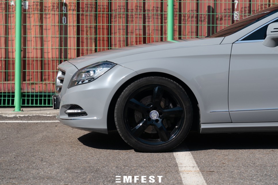 시흥랩핑 벤츠 CLS350D전체랩핑 3M애쉬그레이 시공후기