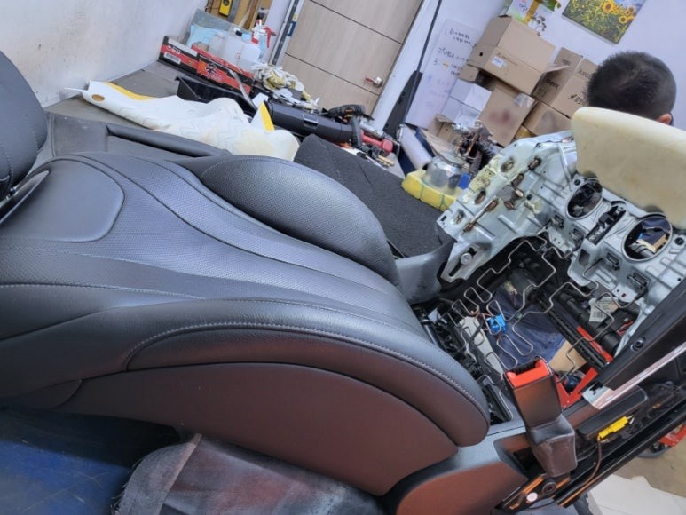 [열선시트/메모리폼보강]#벤츠S350#열선시트#시트쿠션보강#리무진시트 / 의왕시 오전동