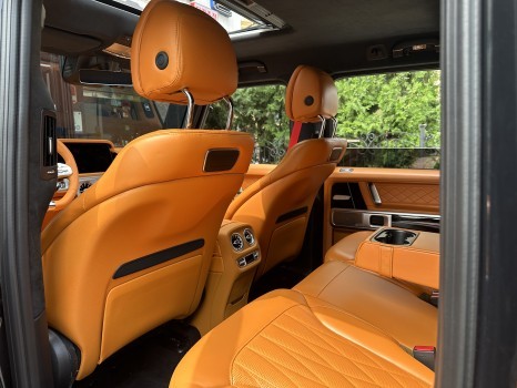 벤츠 지바겐 G바겐 G63amg(W463b) 실내 커스텀 핸들 시트 가죽 염색 에르메스 오렌지 커스텀 튜닝 시공 / 서울 성동구