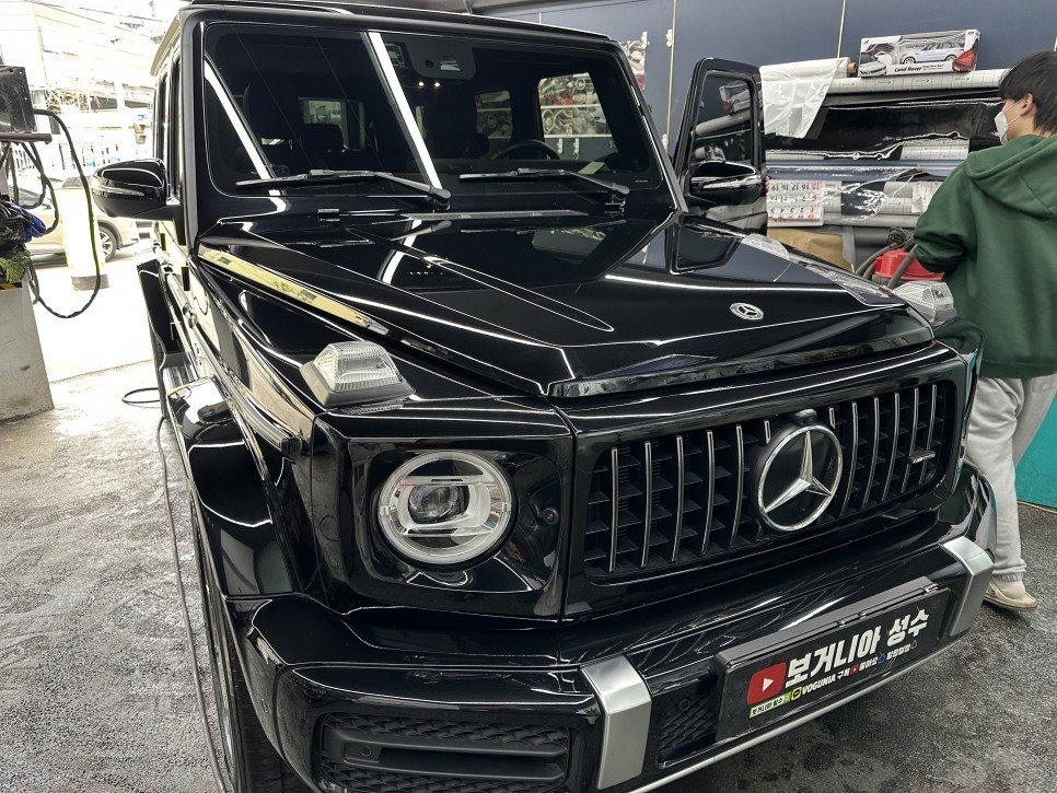 벤츠 SUV G바겐 G63 AMG 외부세차 내부 클리닝 휠 세척 디테일링 성수 세차