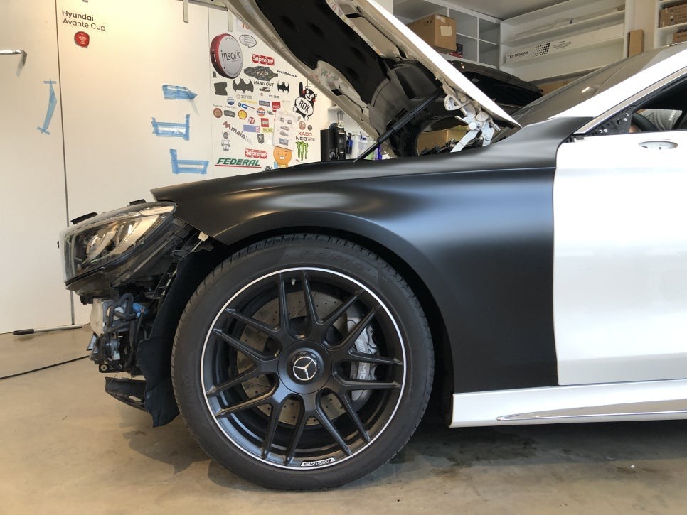 amg s63 쿠페 전체 랩핑. 일산,파주,김포 / 경기 고양 일산동구