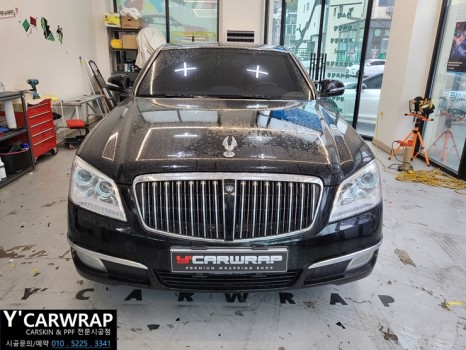 체어맨 W 순정 화이트 느낌으로 전체 랩핑 :) 에이버리 슈프림 / 화성 동탄치동천로