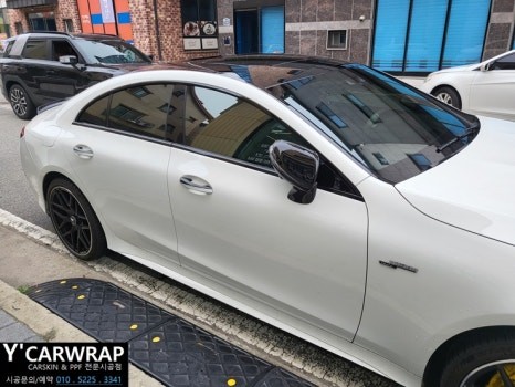 벤츠 CLA 45 AMG 크롬 죽이기 & 블랙PPF 루프스킨 랩핑 시공