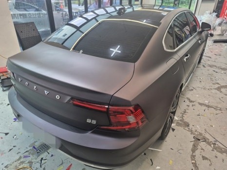 볼보 S90 어떤 색상이 잘 어울릴까요? :) 동탄 자동차 전체랩핑 무광 퍼플 / 화성 동탄치동천로