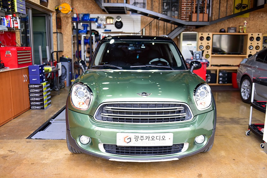 광주 전남 BMW MINI AVI BM-200 시트우퍼 스피커튜닝