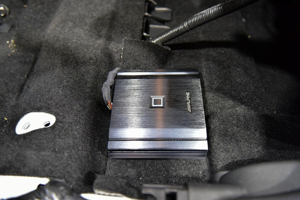 [KGM 무쏘 EV 전기차 사운드 업] 알파인 PWE-M770 서브우퍼 장착 완료 / 광주 남구