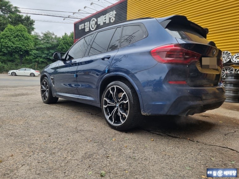 BMW X3 컷팅복원 [휠손상][대차서비스]
