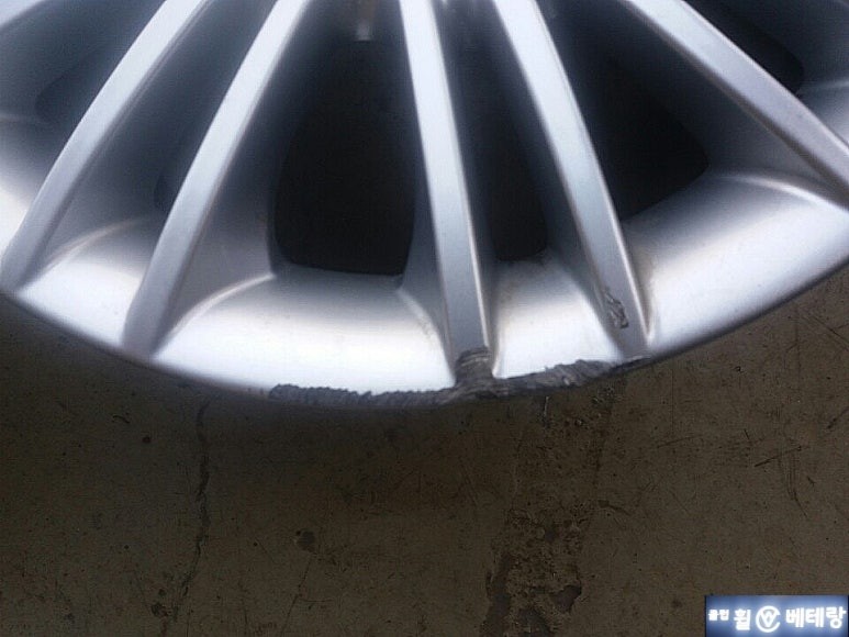 (인천검단휠수리복원) BMW520d f10 하이퍼실버복원 (인천검단휠타이어전문)