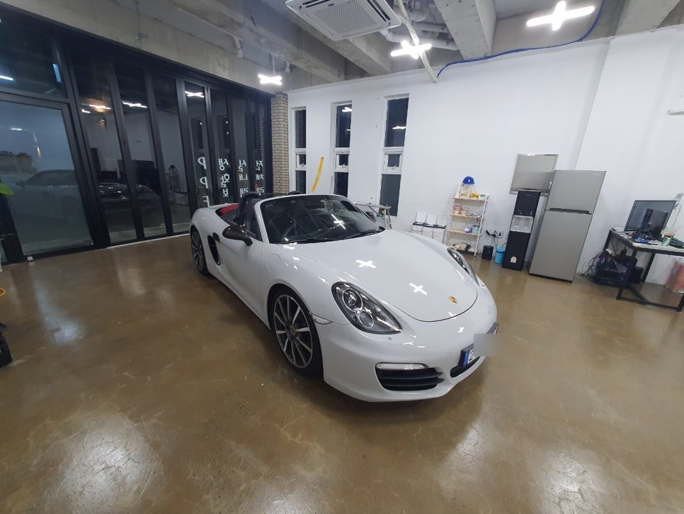 포르쉐 박스터981 스톰그레이 대전전체랩핑 / 대전 도안동