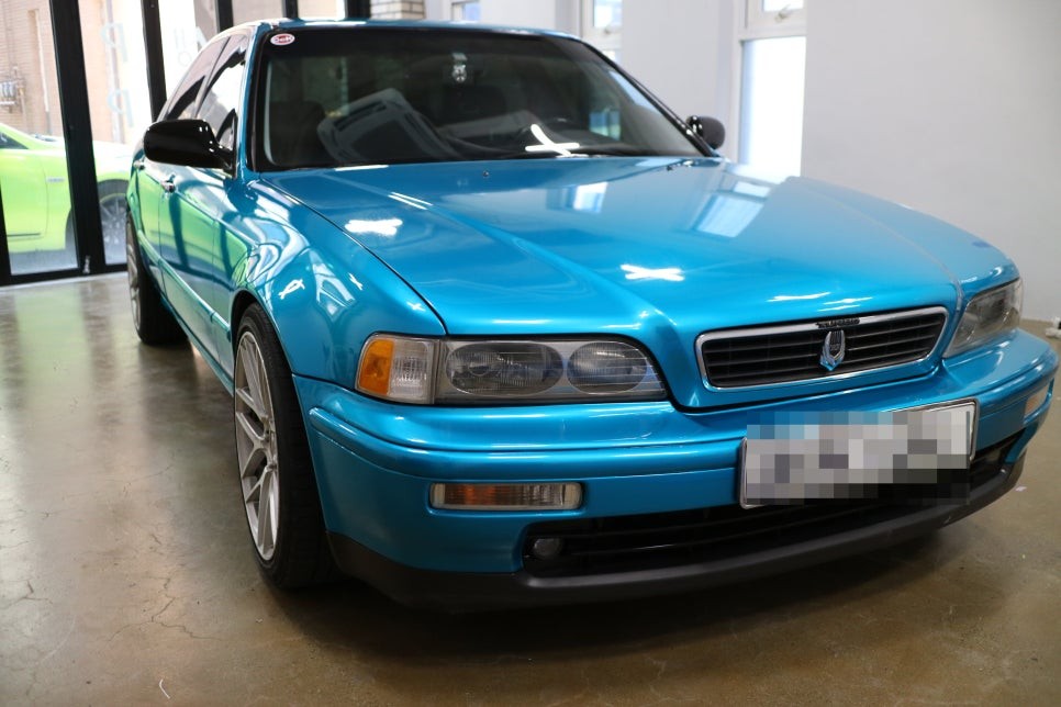 1995 대우 아카디아 전체랩핑 3M Atomic Teal / 대전 도안동